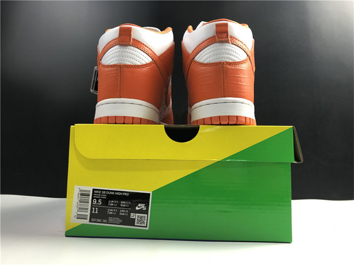 NK SB Dunk High Supreme Orange 307385-181