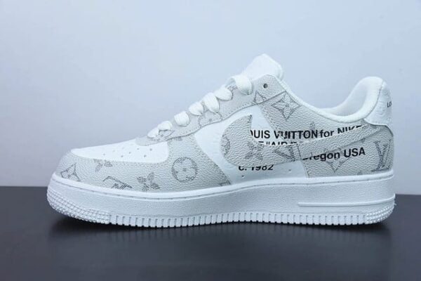 LV x NK Air Force 1 Low ‘By Virgil Abloh White Gray’
