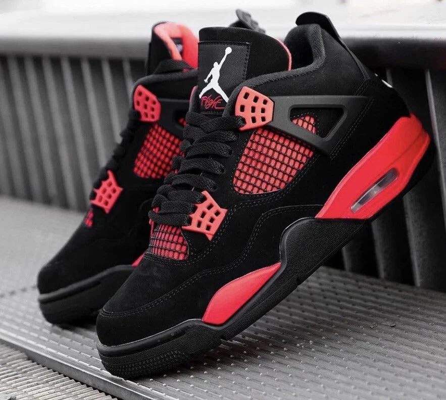 NK Air Jordan 4 Retro ‘Red Thunder’