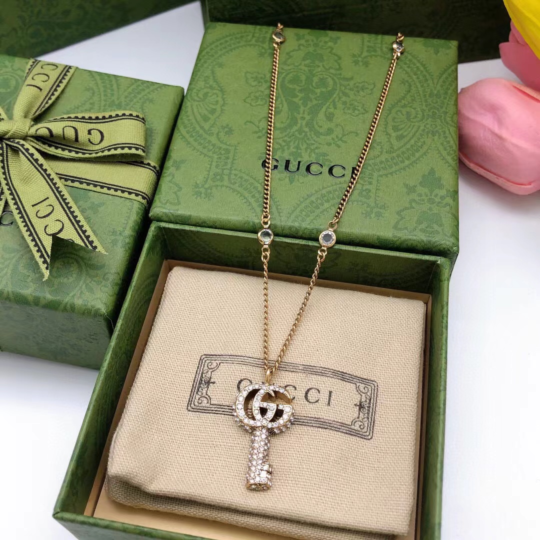 Diamond Key Necklace GGXL-9120012