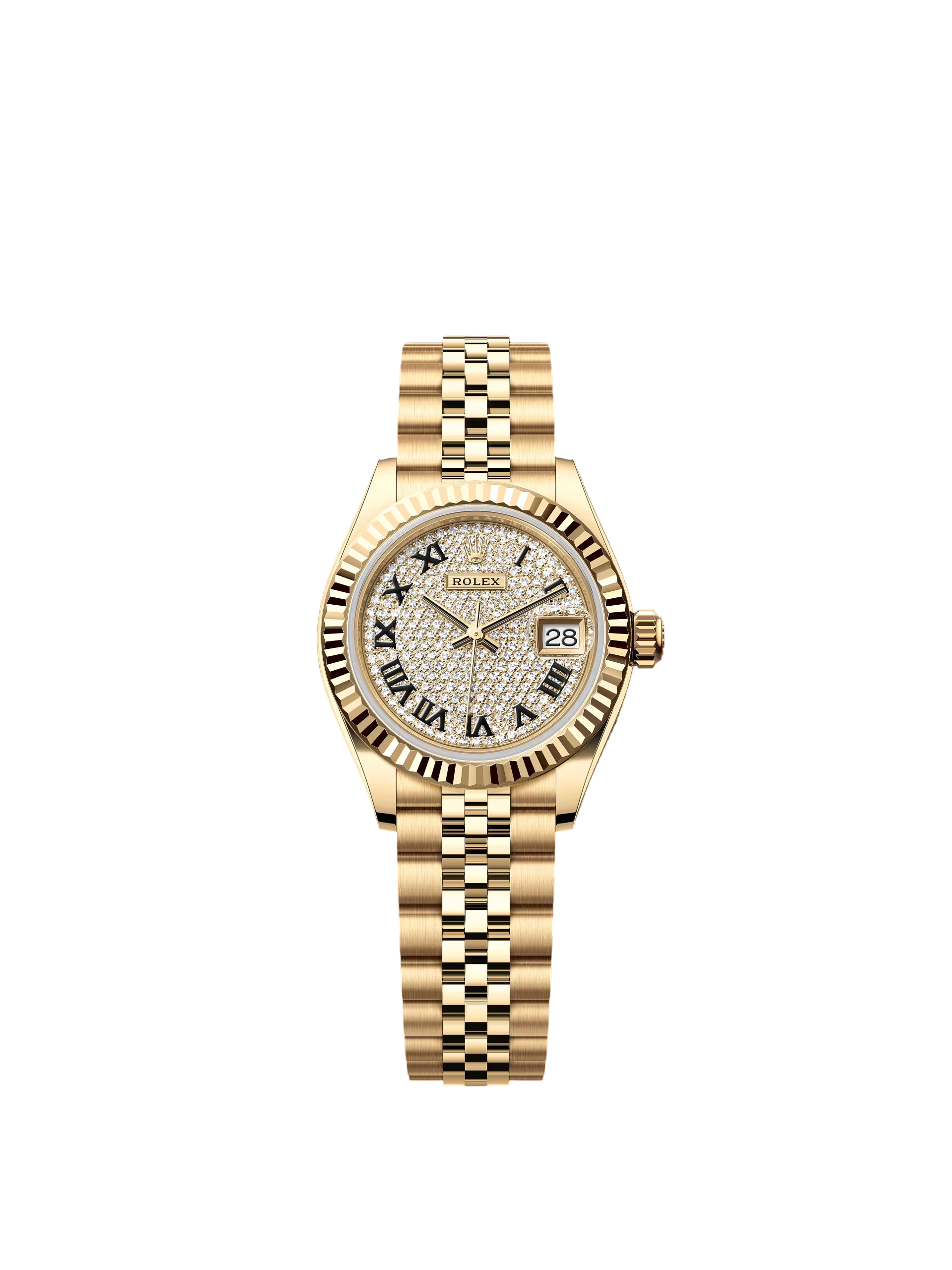 Rolex Lady-Datejust 28mm 279178 Diamond Paved Dial