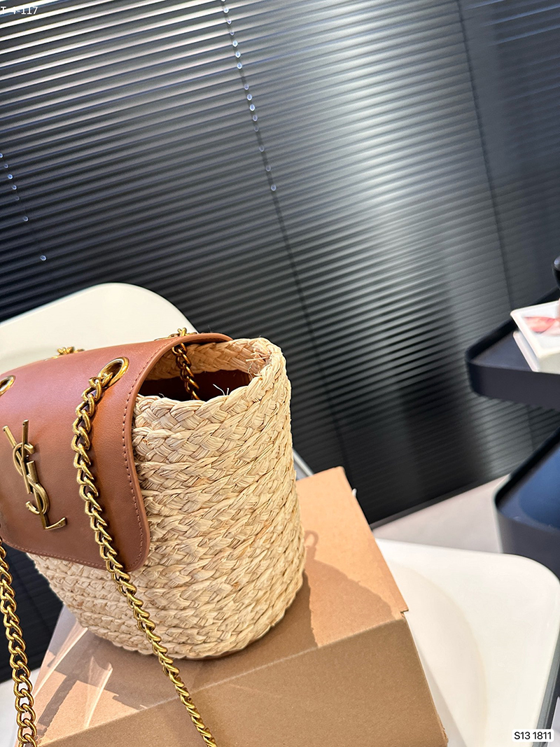 Fashion 6.5″x7.5″ Weave leather Handbag BB-921014