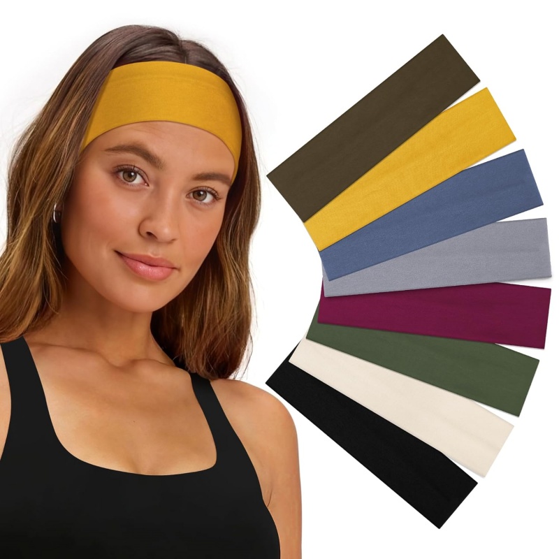 RUNBANDPRO 8 Pack Headbands for Women Non Slip