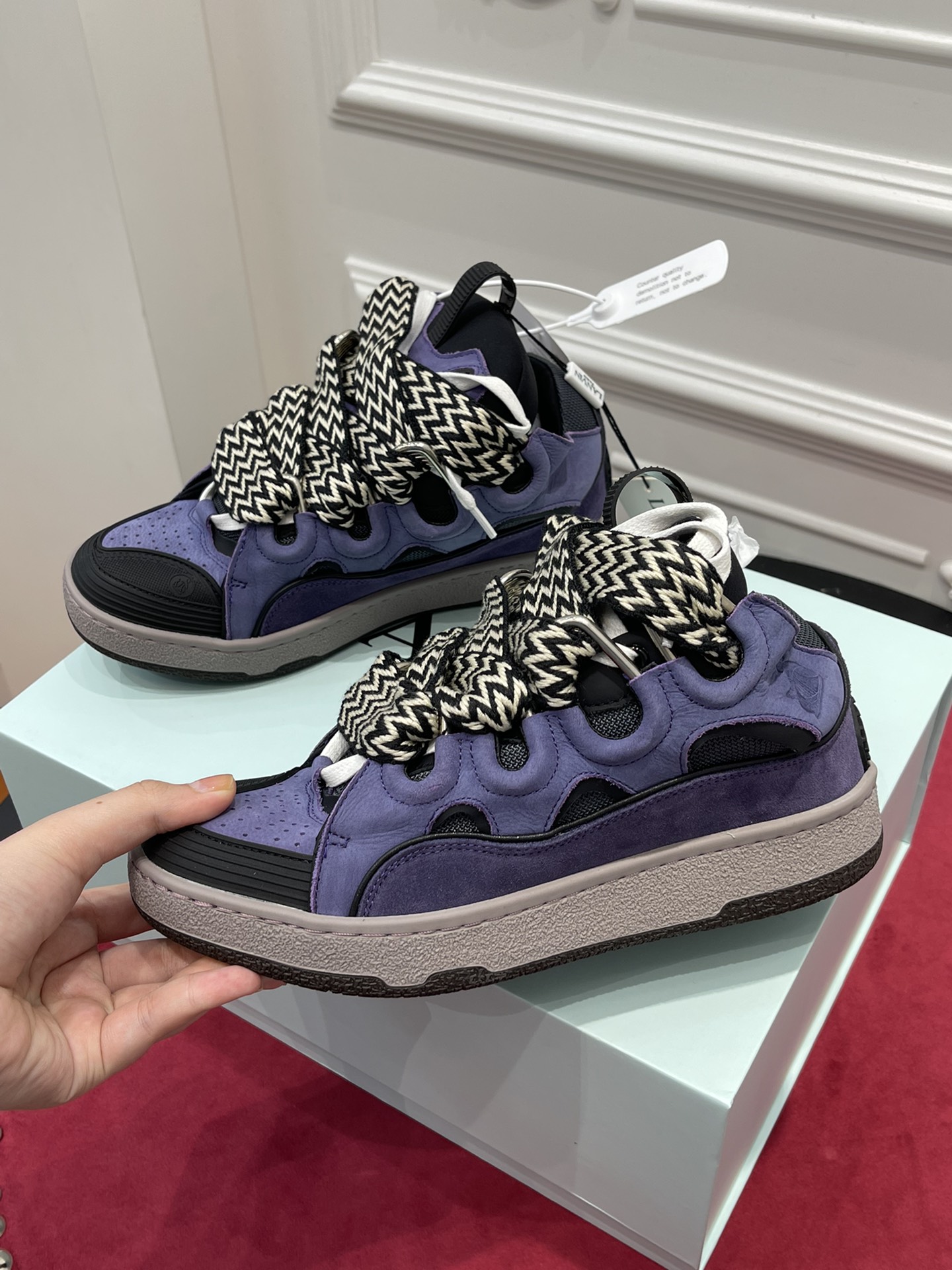 LAN Curb SneakerPurple Black FM-SKRK11-DRAG-E2279