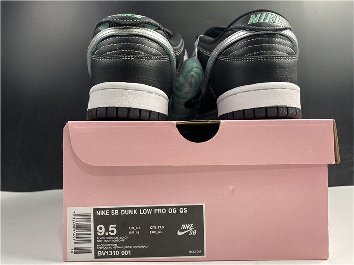 NK SB Dunk Low Diamond Supply Co Black Diamond BV1310 001