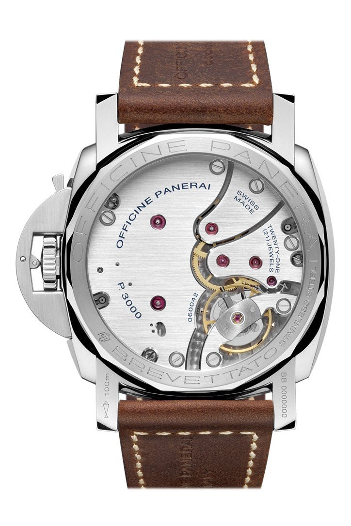 Panerai Luminor Marina 1950 3 Days Acciao 47mm Brown Dial Men's Watch Pam00663