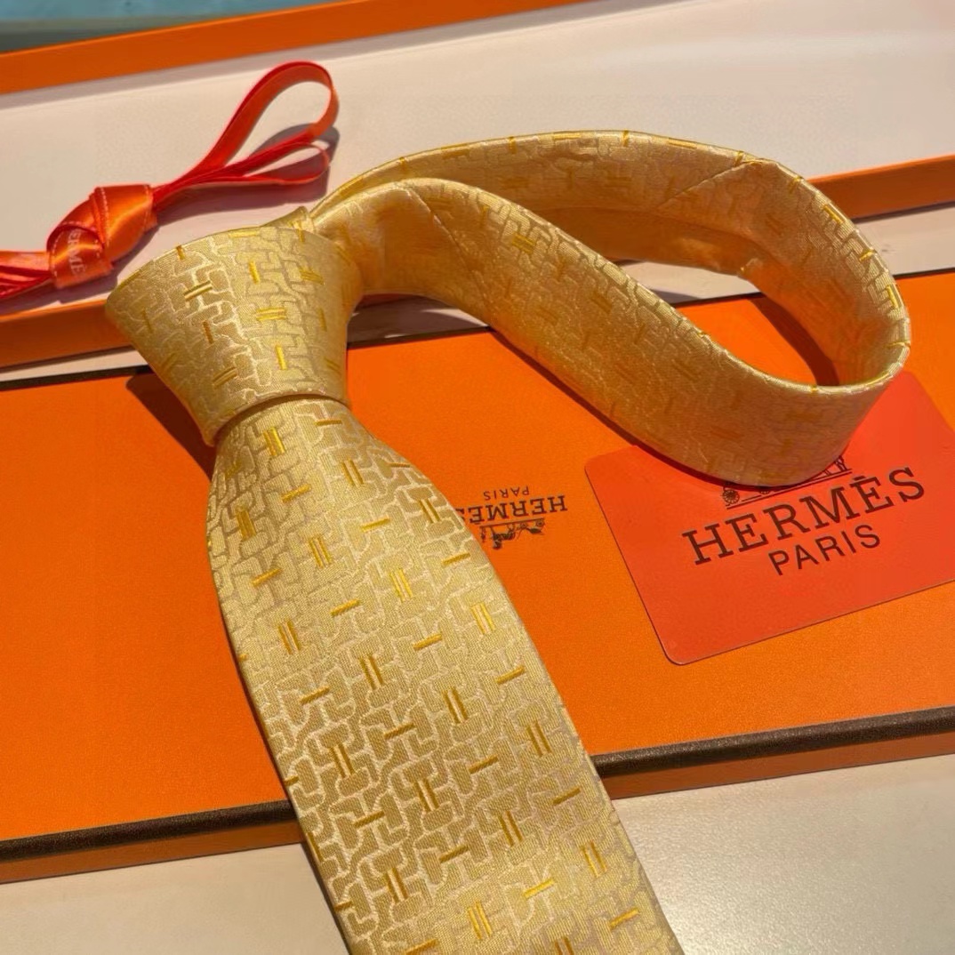 Fashion Top Quality Yellow Necktie LD-861002