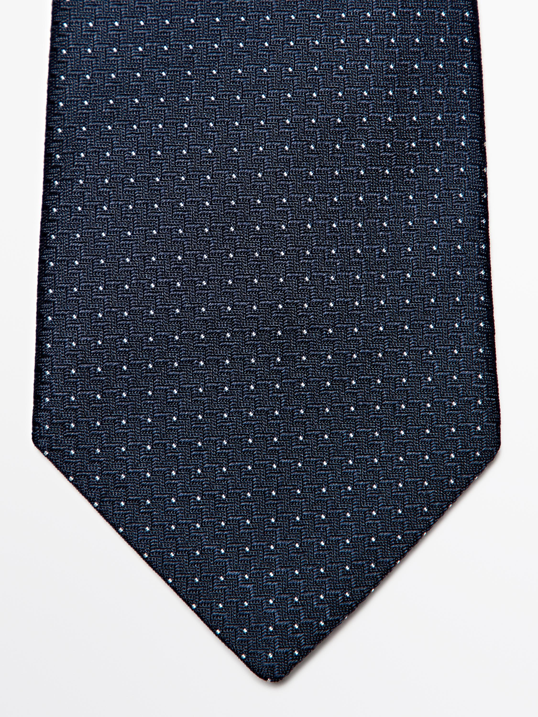 Corbata puntos 100% seda