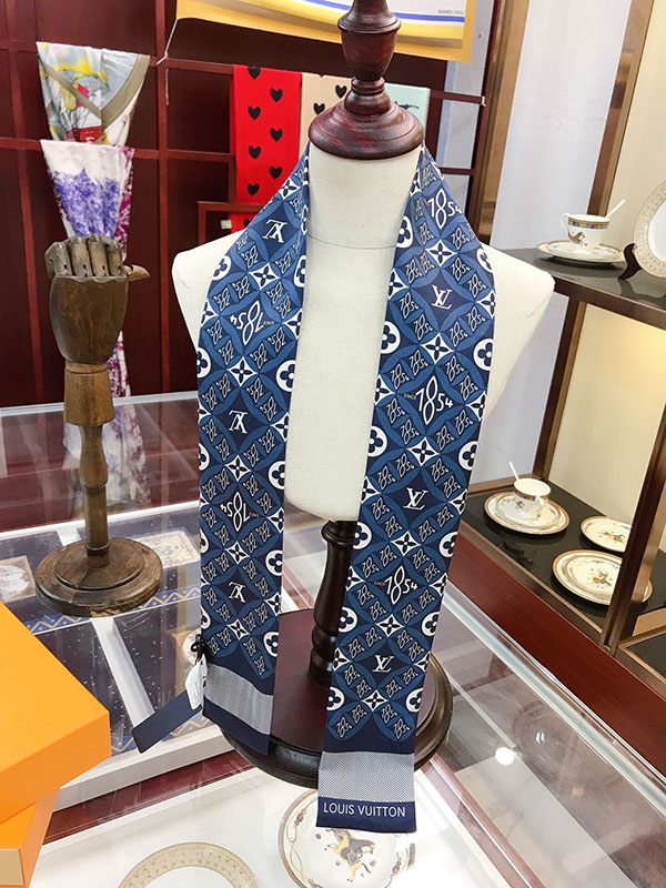 120x8cm Classical Embroidery Handbag Ribbon Scarf Neck Bow WJ-987038