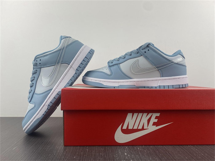 NK Dunk Low Clear Blue Swoosh DH9765-401