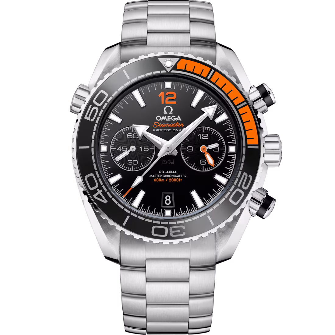 Omega Seamaster Planet Ocean 600M 45.5mm Black Dial Stainless Steel Bracelet 215.30.46.51.01.002