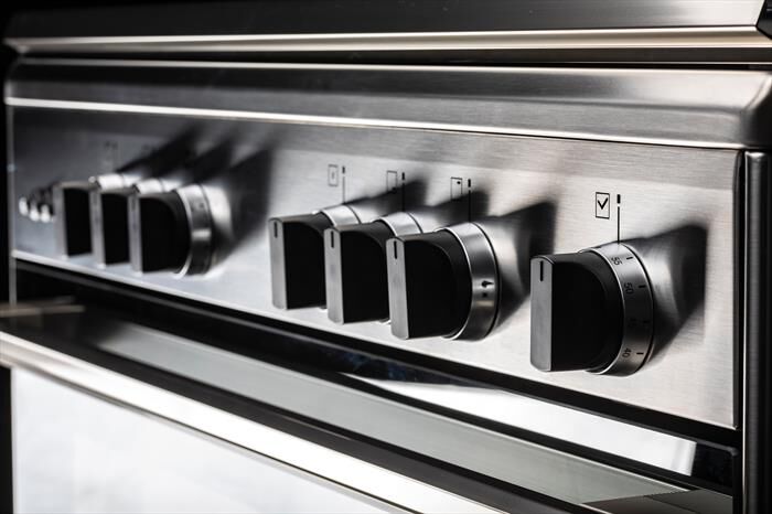 GLEM GAS - Cucina a gas U855MI6 Classe A-INOX