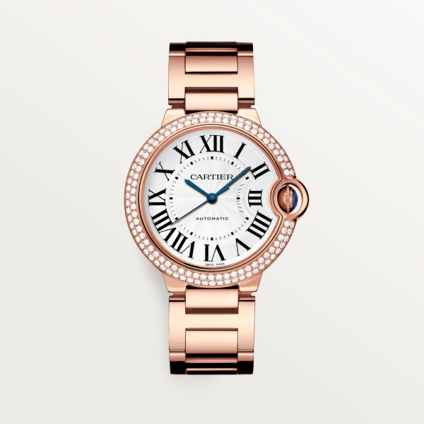 Cartier BALLON BLEU Diamond Rose Gold 36mm-9278
