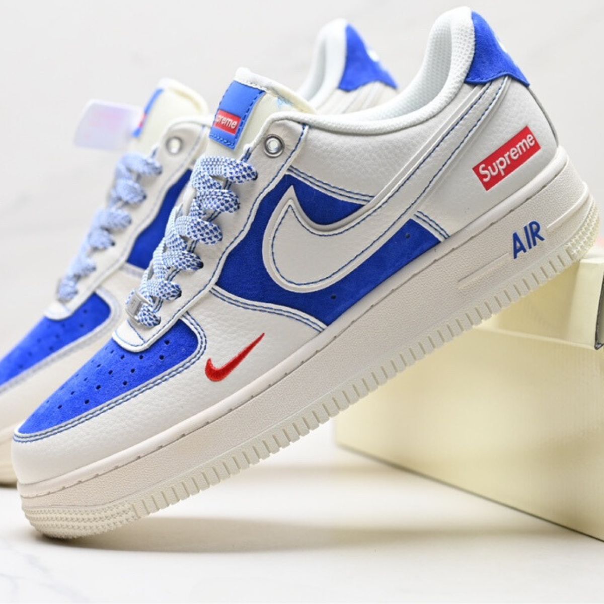NK Air Force 1 Low x Supreme ‘Blue x White’ NNL24112522