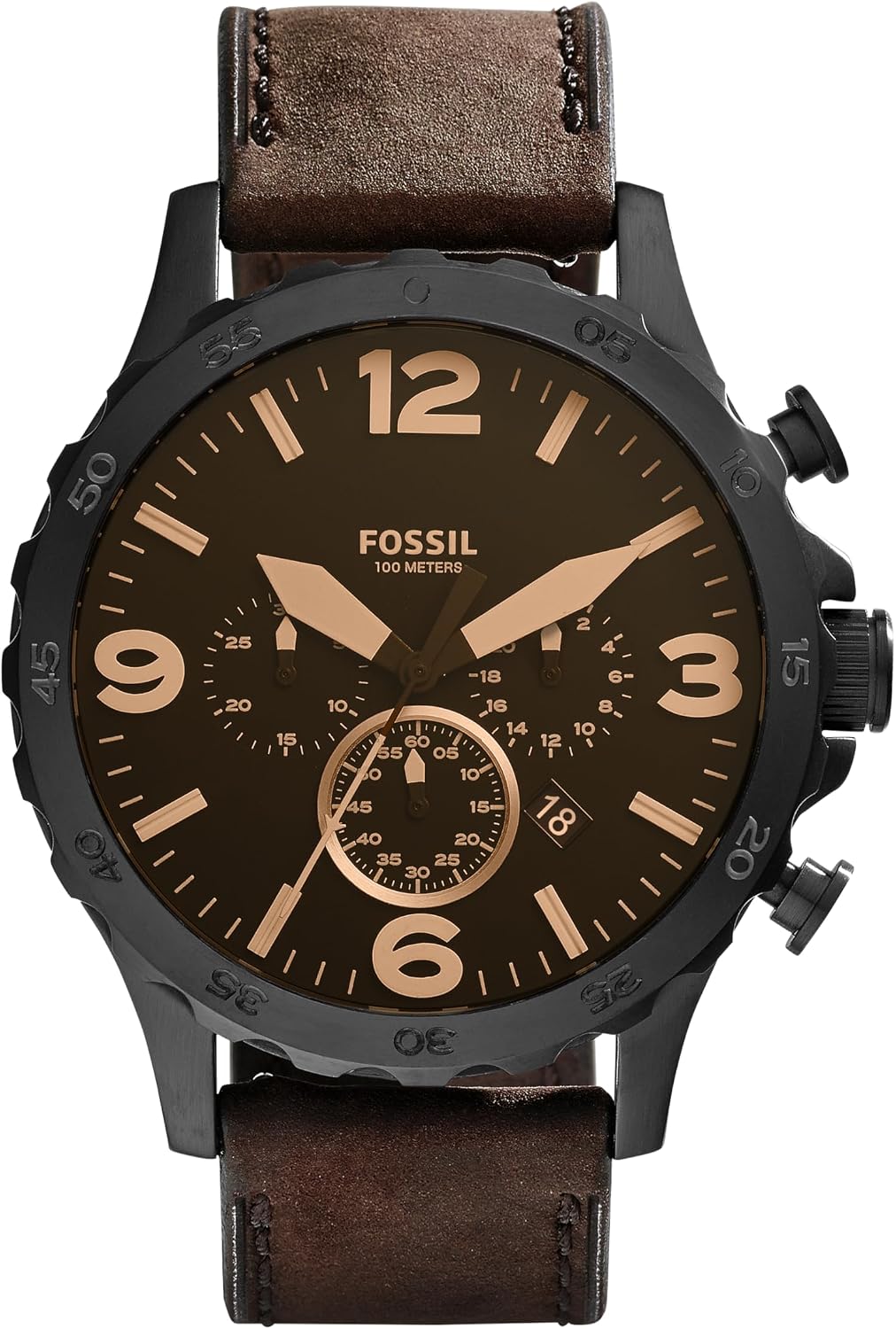 Fossil Men's Nate Quartz Chronograph Watch for Men