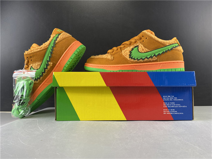 NK SB Dunk Low Grateful Dead Bears Orange CJ5378 800