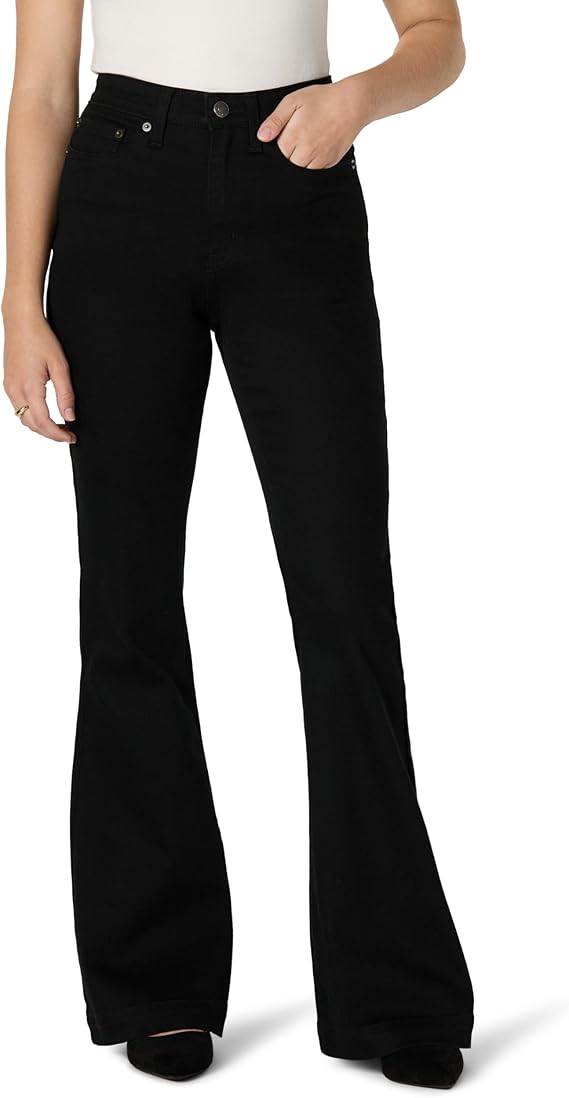 AERLEN Women's High Stretch Flattering High-Rise Flare Jeans