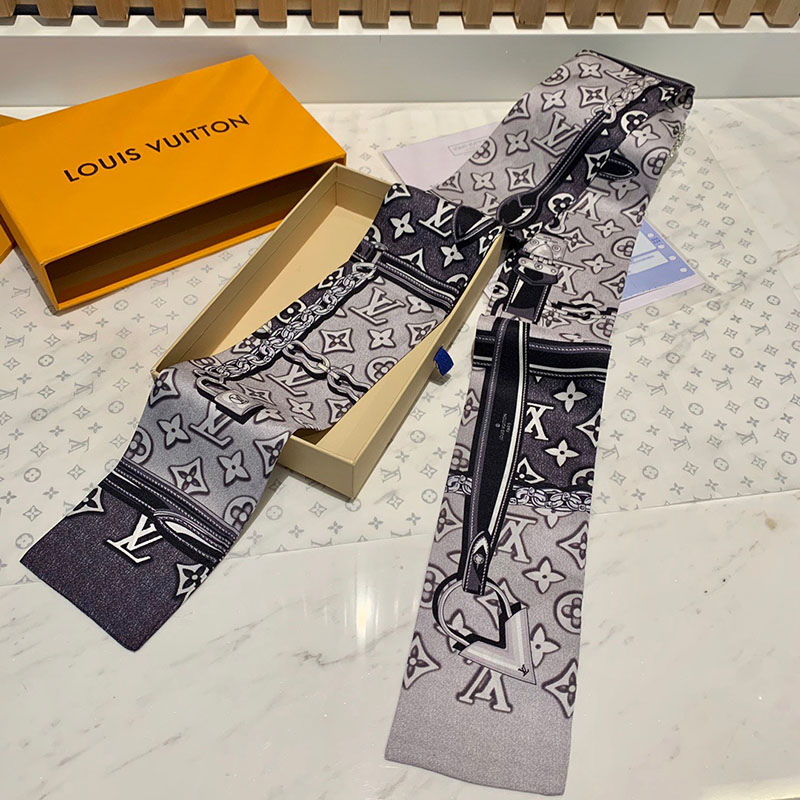 120x8cm Classical Handbag Ribbon Scarf Neck Bow WJ-987019