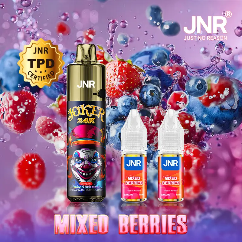 JNR Joker 24000 Puffs - Kit Pod Remplissable et Rechargeable - Vape Grok