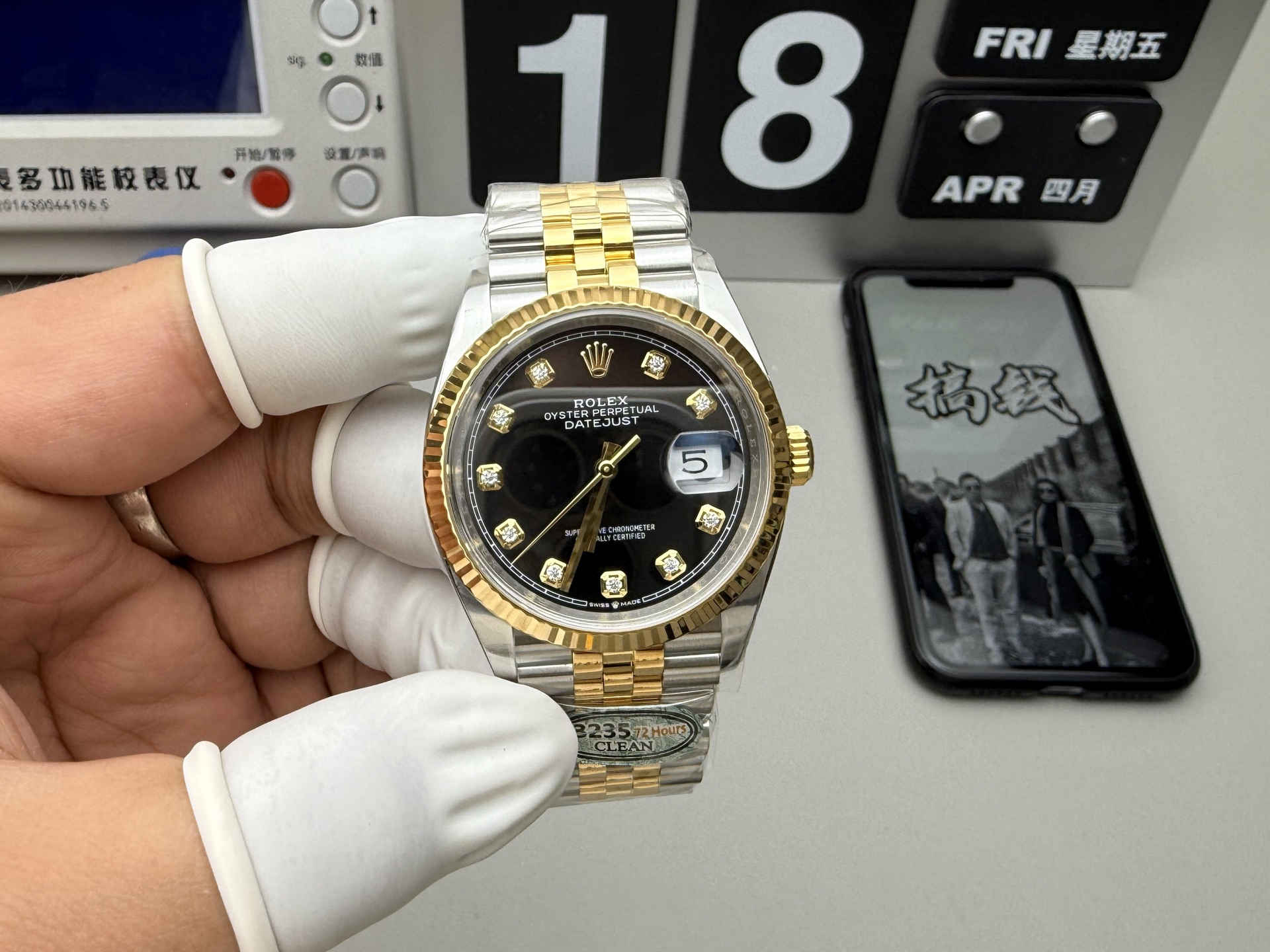 Clean Factory Datejust 126333 Black Dial – Premium Two-Tone Replica Watch