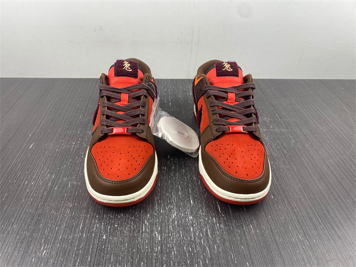 NK Dunk Low Retro PRM Year of the Rabbit Light Crimson FD4203-661
