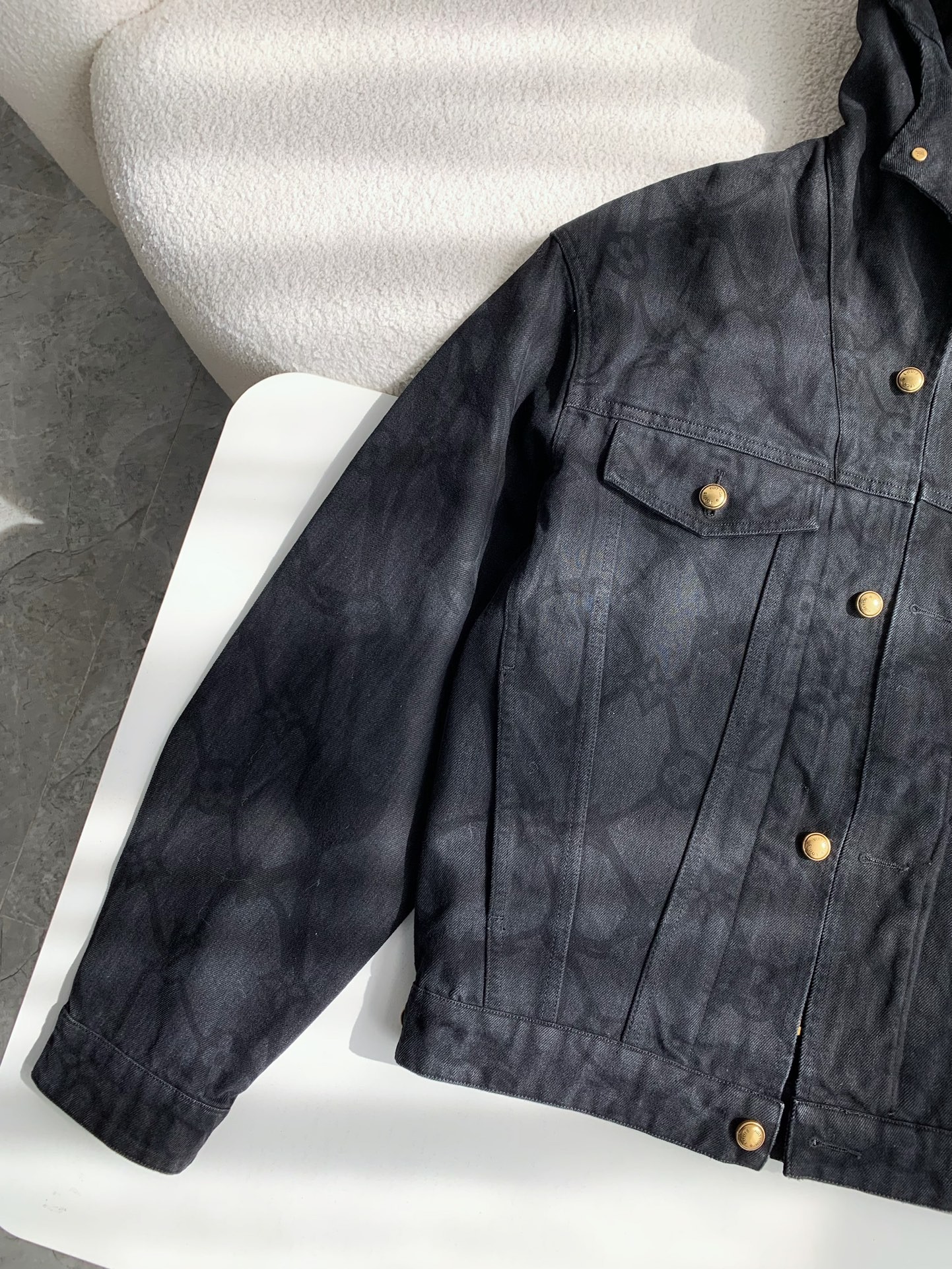 LV Hooded Denim Jackets