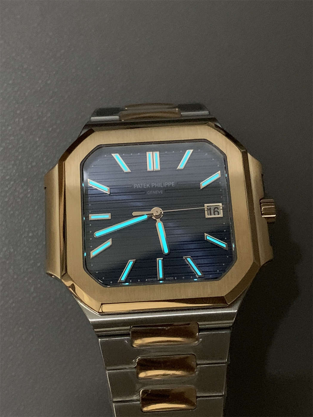 Patek Cubitus 5821 Replica – PPF Factory Two-Tone Blue Dial 45mm