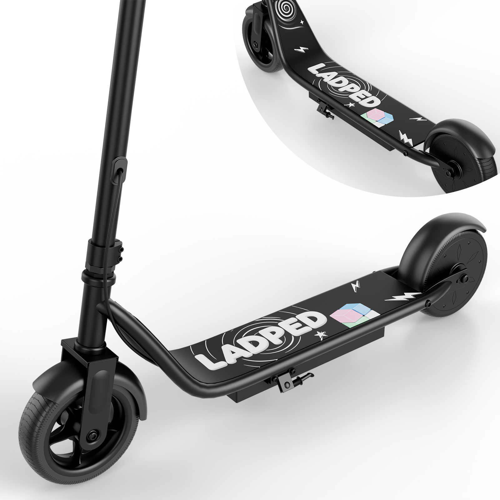 LadPed LP65 250W Electric Scooter 6.5 inch wheel Black