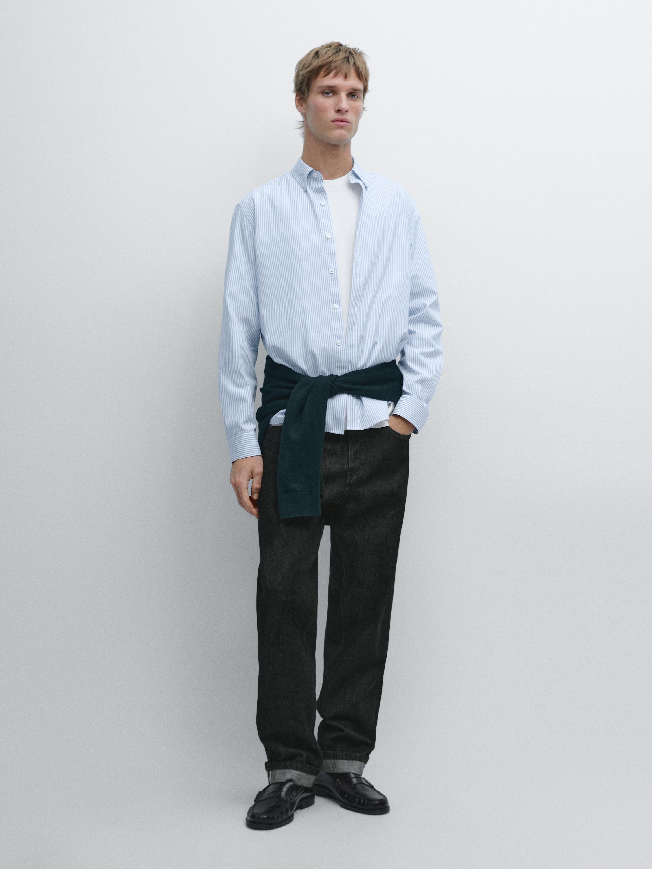 Camisa oxford 100% algodón