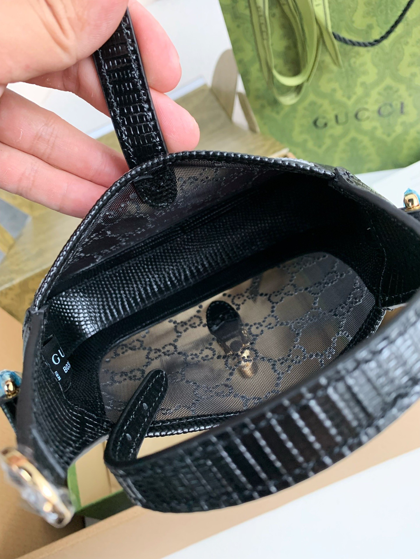 GUC Jackie 1961 series mini handbag  Sixe: 19*13*3cm