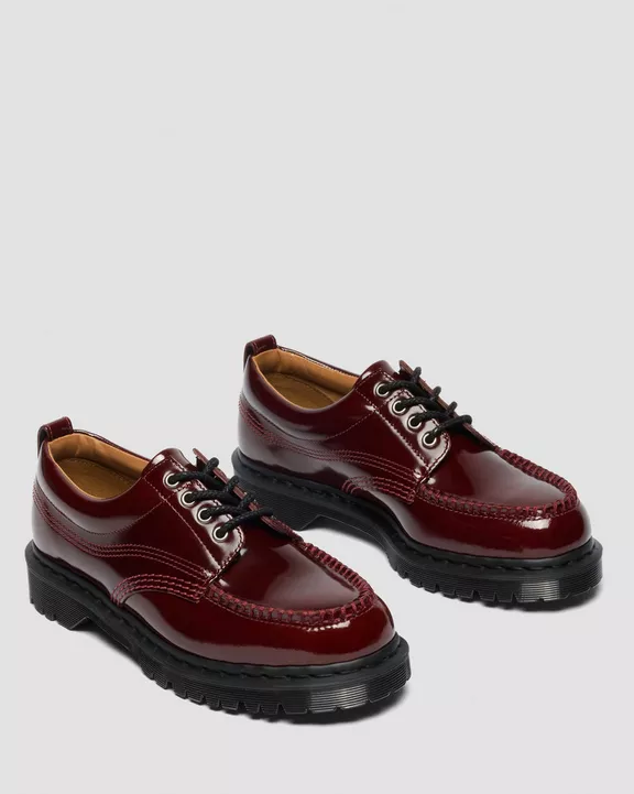 Lowell Laquered Moc Toe Shoes