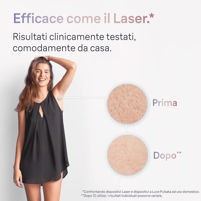 BRAUN - LUCE PULSATA PL7147-BIANCO/BRONZO