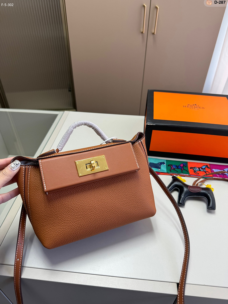 8.3″x3.9″x5.9″ leather Handbag BB-921047