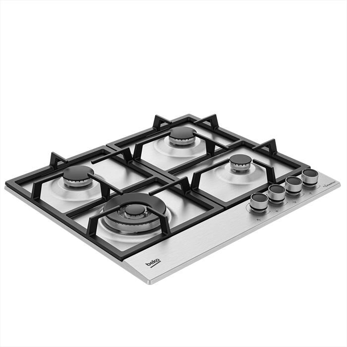 BEKO - Piano cottura a gas HIAW64225SXE-Inox