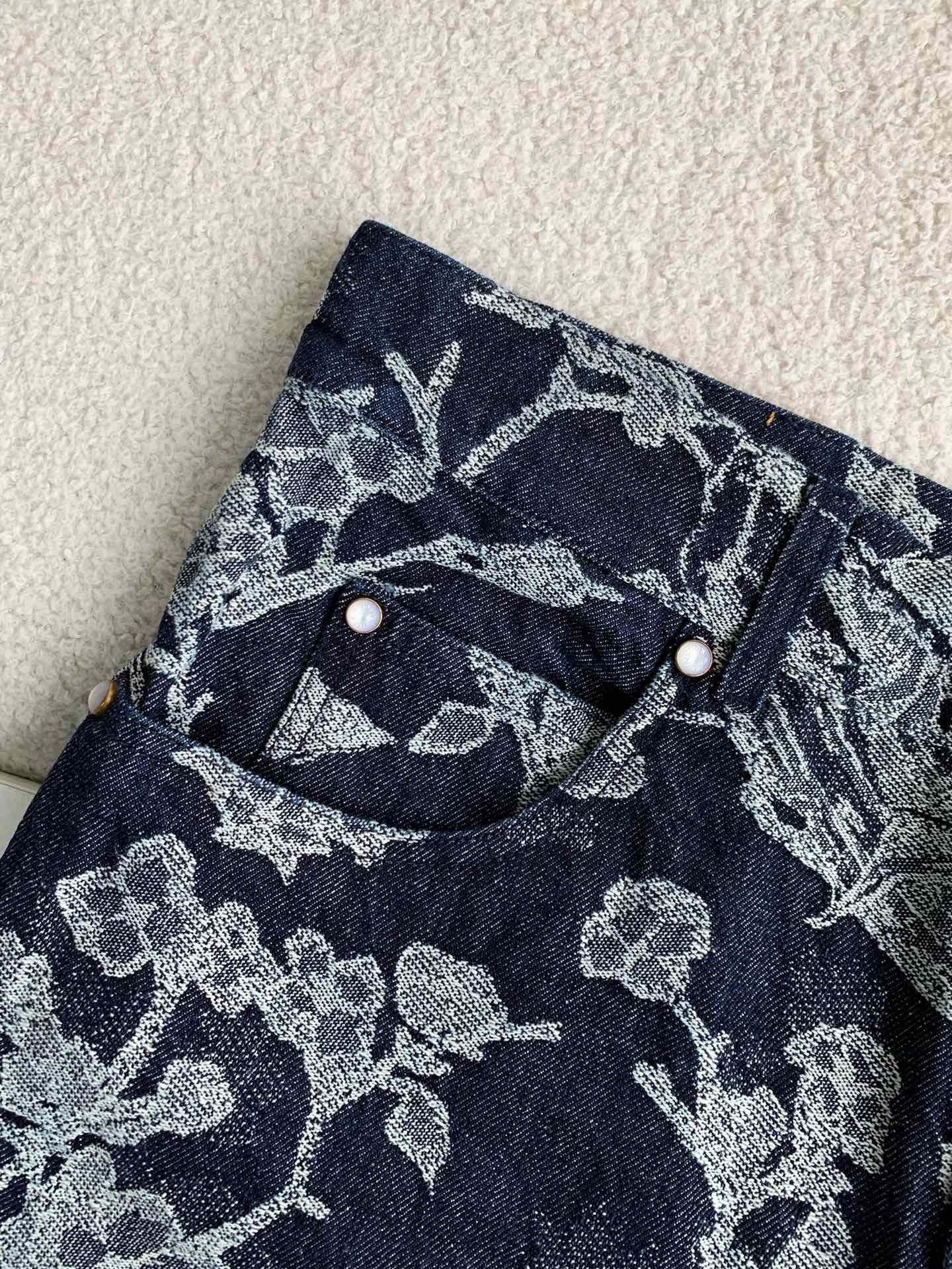 LV Jean shorts