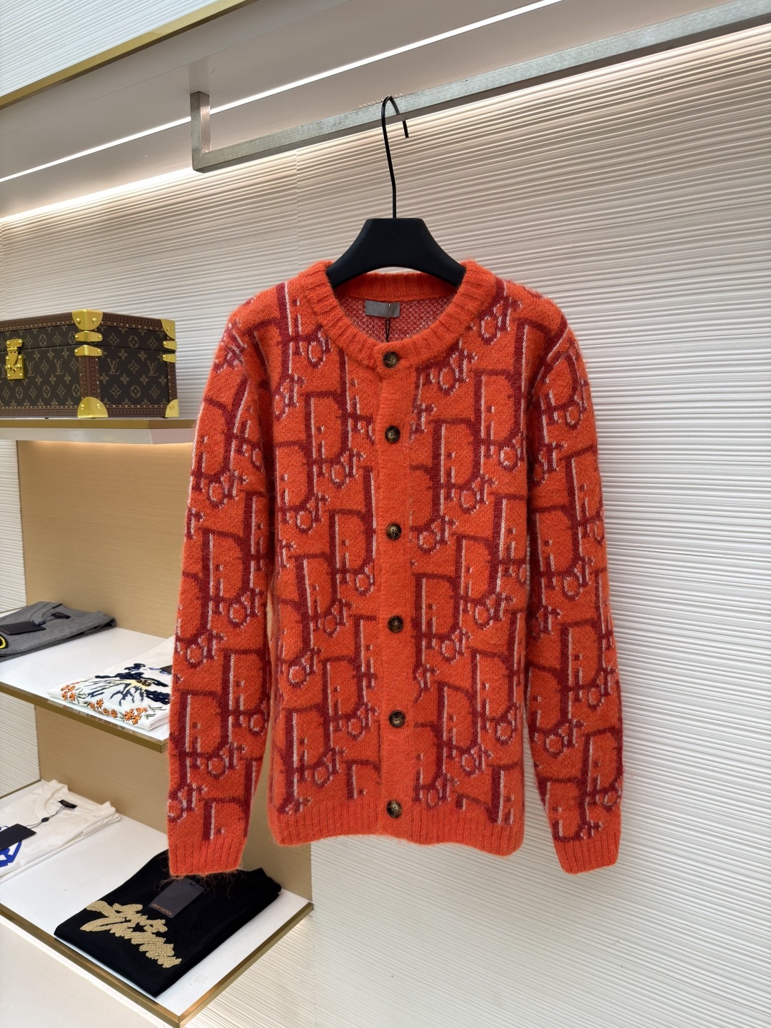 DR Mohair Knit Cardigan Sweater