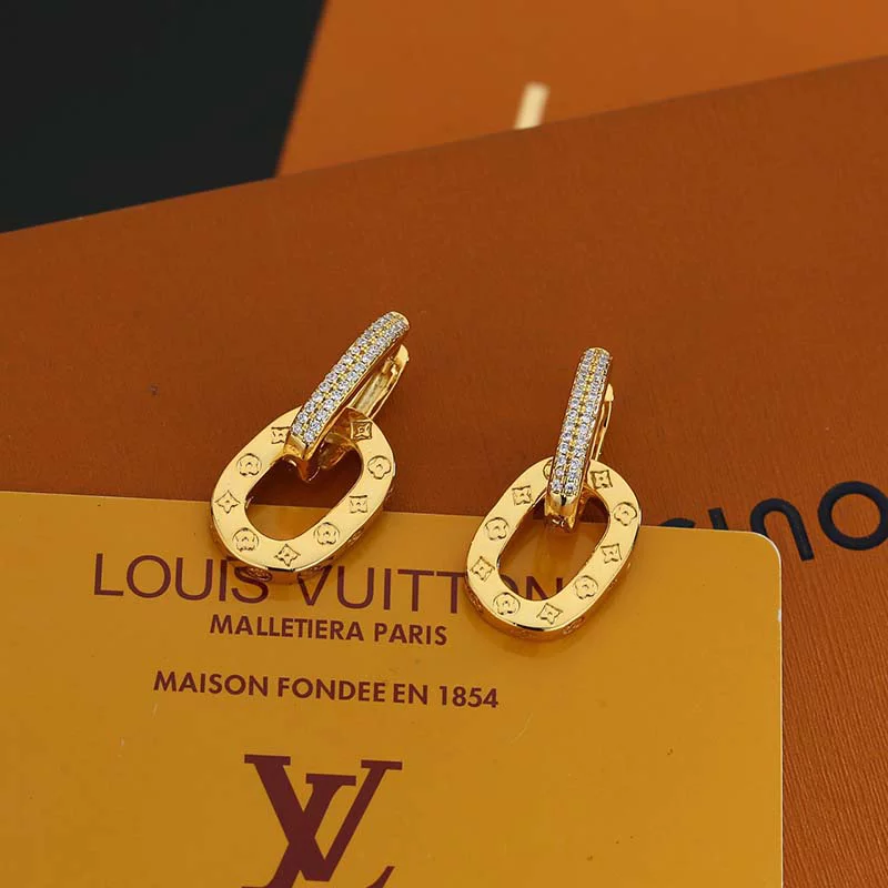 Circle Stone-set Earrings ED-931332