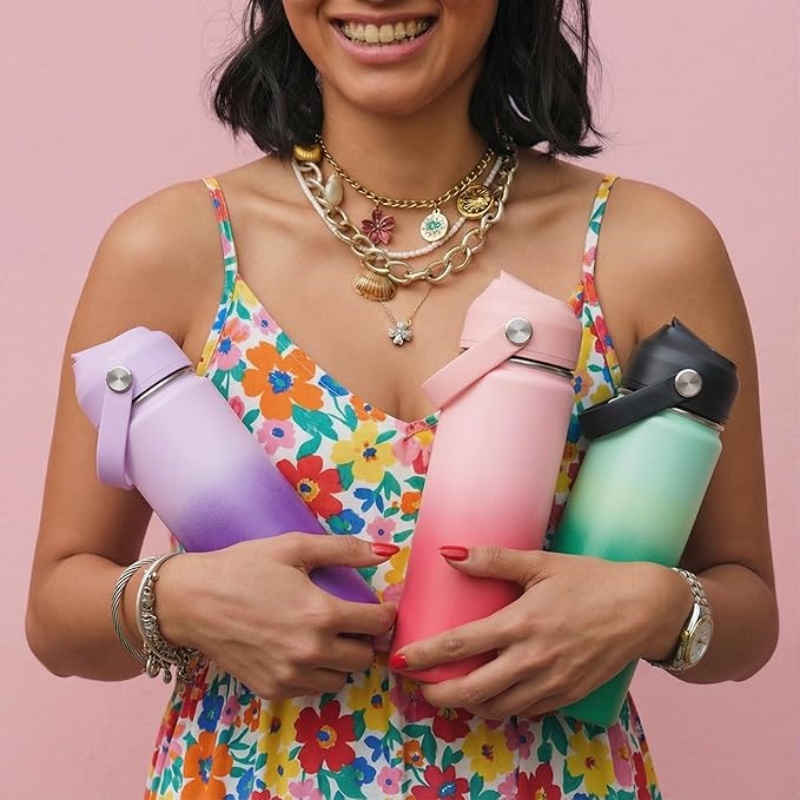 THERMOCLOUD 18oz Insulated Stainless Steel Water Bottle