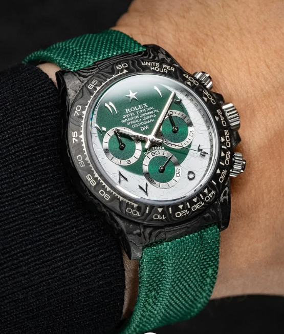 DiW Rolex Graphite Daytona RAMADAN 40mm Watch