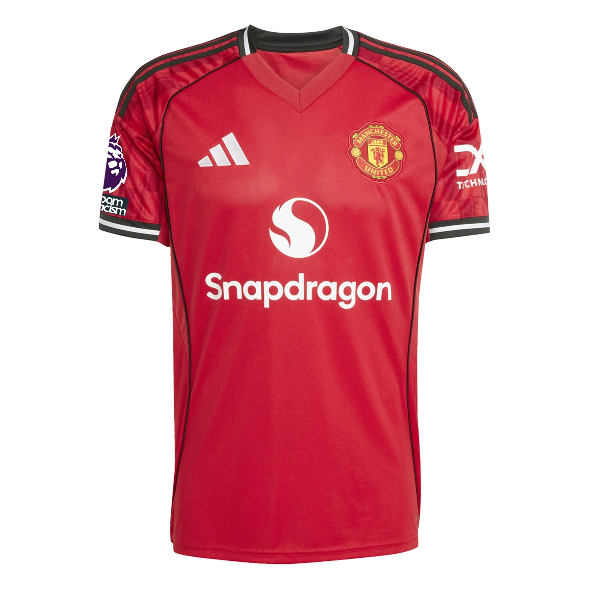 adidas Mason Mount Men's Manchester United Home Jersey 25/26 w/ EPL + NRFR Patches (Red)
