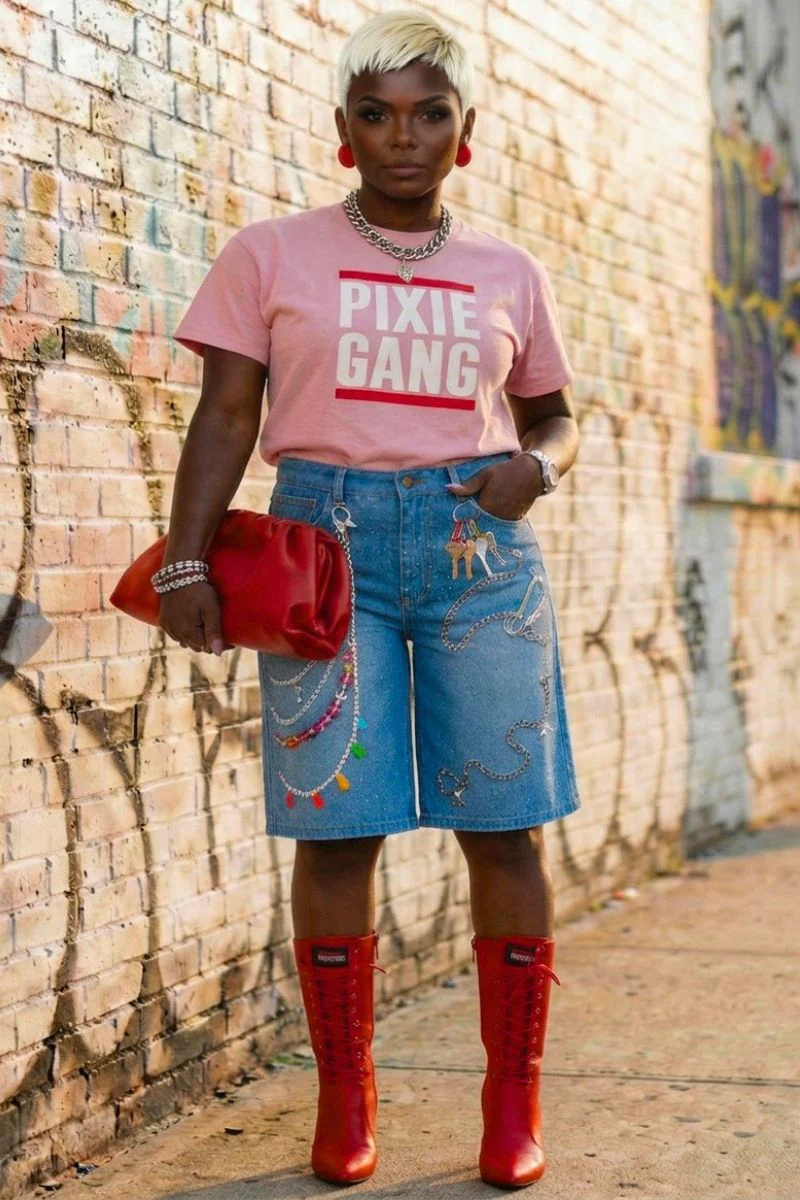 Pixie Gang T-shirt (Lt. Pink)