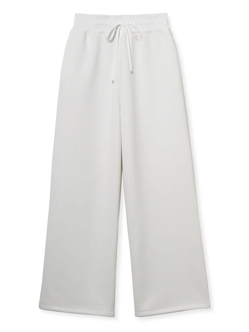 Bonded Wide-Leg Pants