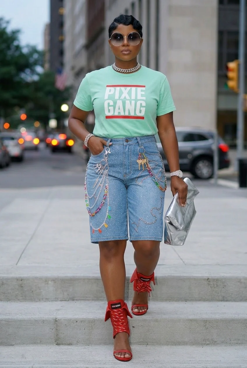 Pixie Gang T-shirt (Mint Green)