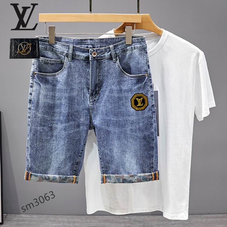 LV Jean shorts