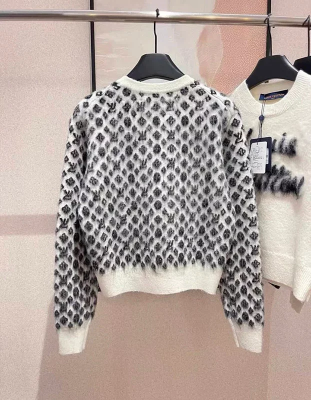 Full printed mohair cardigan MY-93257