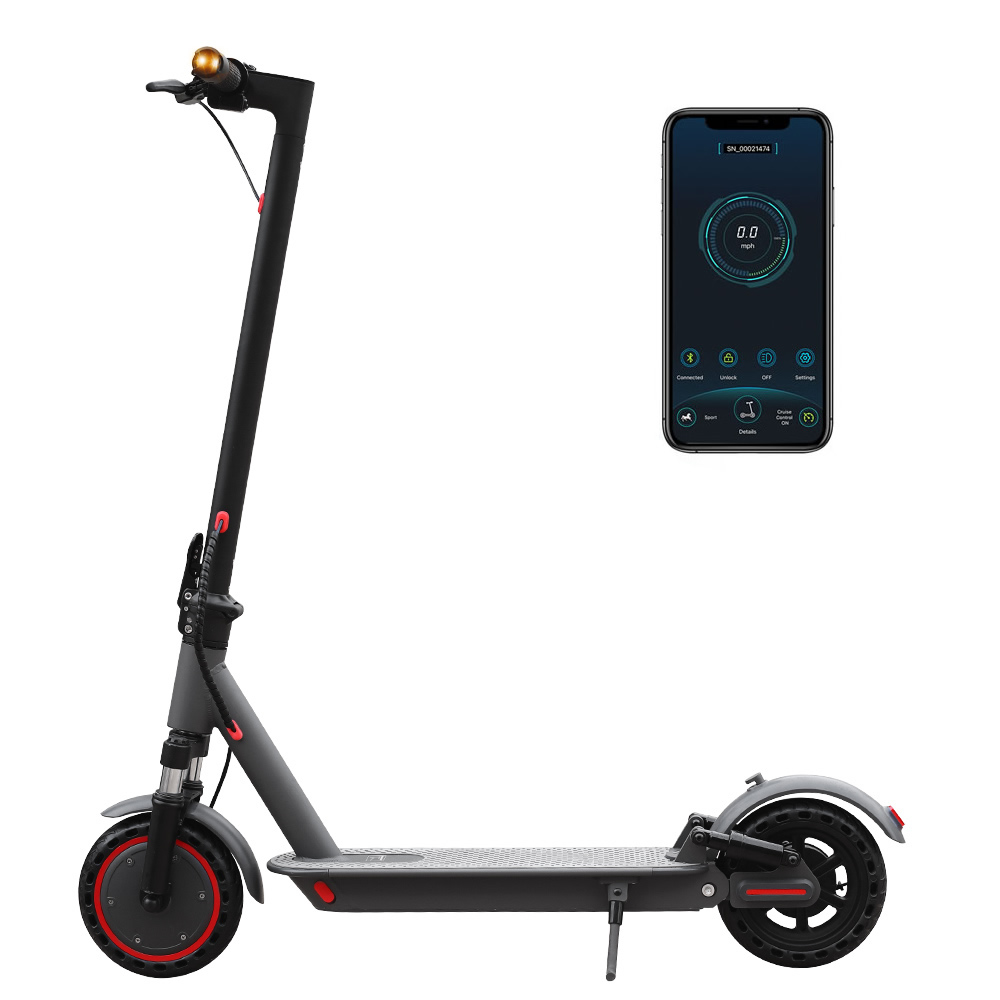 AOVOPRO AP07 Electric Scooter 350W Dual Suspension Turn Signals Foldable-US