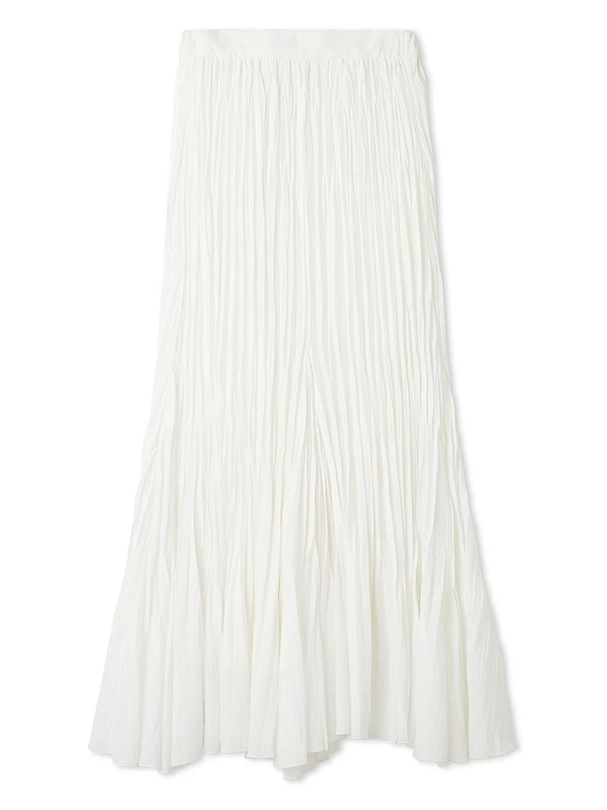 Pleated Circular Skirt