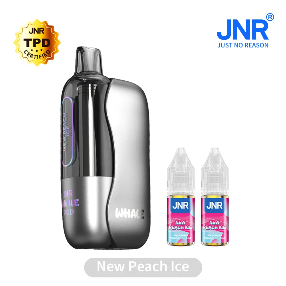 JNR Whale 38K Puffs - Kit Pod Pré-rempli et Rechargeable - Vape Grok