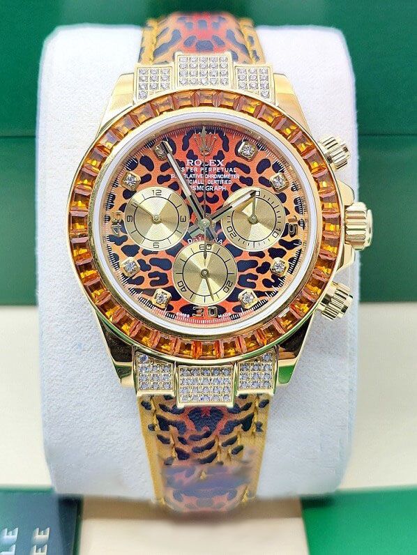 【Super Clone】Rolex Cosmograph Daytona Diamond Dial Men's Watch 116598SACO