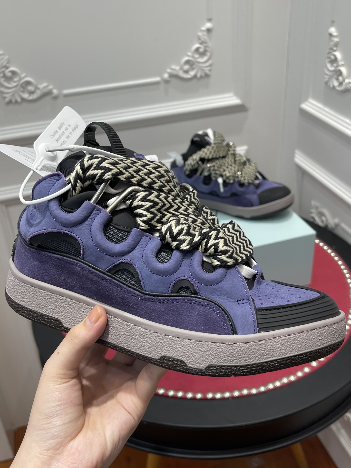 LAN Curb SneakerPurple Black FM-SKRK11-DRAG-E2279
